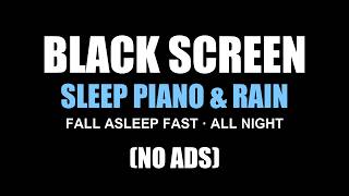 Black Screen Sleep Music 🌙 11h Overnight Set · Sep 05, 2026 | Soft Piano & Rain, No Ads screenshot 2