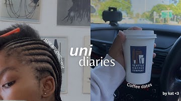 UNI DIARIES | test week, coffee shops, libraries days + more | Kats world