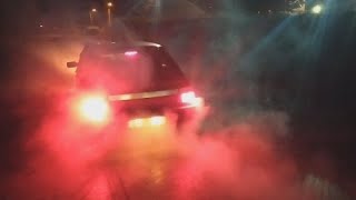 Polonez Caro Plus 1.8 16V Rover - palenie gumy