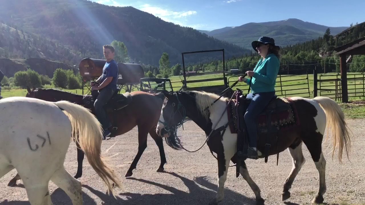Vickers Dude Ranch Trail Ride - YouTube