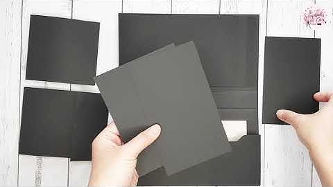 Blank Small Folio Album with Expanding Pocket