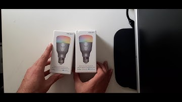 YEELIGHT YLDP001 1SE(COLOR) smart LED bulb unboxing