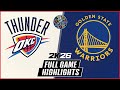 OKC THUNDER  vs  WARRIORS  |  NBA Full Game Highlights  |  warriors vs thunder  |  NBA 2K26  |