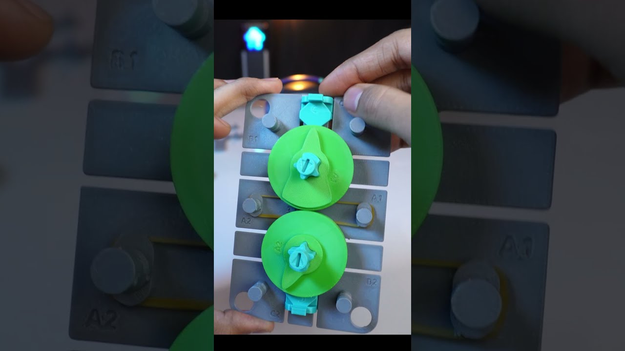 Fully 3D Printed Functional Mechanical Counter 7 Segment 
