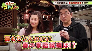 後編・春の季語を知って日常を豊かに表現！俳句のコトノハ