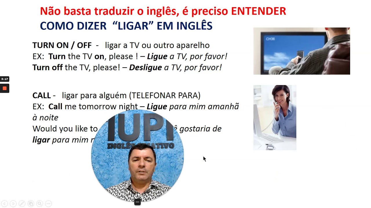 ENTENDER OU TRADUZIR O INGLÊS 