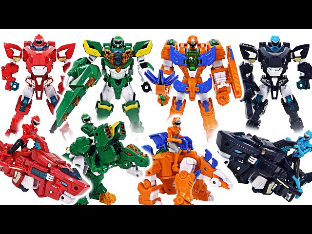 ミニ特攻隊スーパー恐竜パワートランスフォームアーマーボット