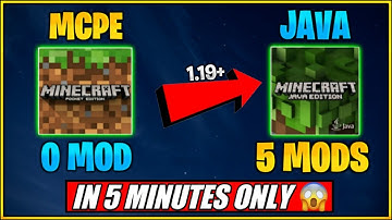 Top 5 Mods to turn Minecraft pe into java edition | 1.19 mods |  ACE
