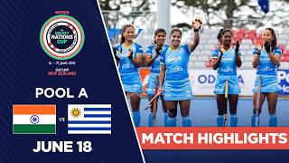 India Vs Uruguay II FIH Hockey Women's Nations Cup 2025-26 II Match Highlights II 18.06.2026