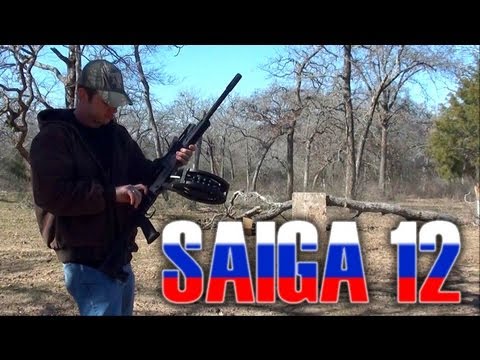 Saiga 12 Shotgun 30 Round Drum Alliance Armament 12 Gauge