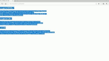 Tuto Apprendre HTML5 & CSS3 rapidement et facilement