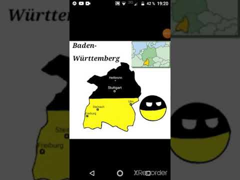 Баден-Вюртемберг  Федеральная Земля Германии 1/16