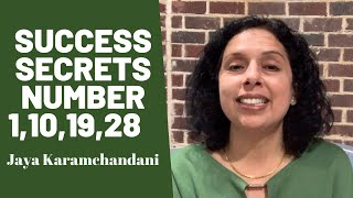 जानिये अंक 1,10,19,28 की सफलता के रहस्य (हिंदी में )Success Secrets of Number 1- Jaya Karamchandani