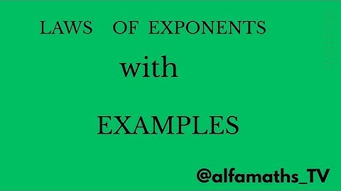 Laws of Exponents Explained in 5 Minutes #exponents#maths #basicproblems #exponentrules #mathematics