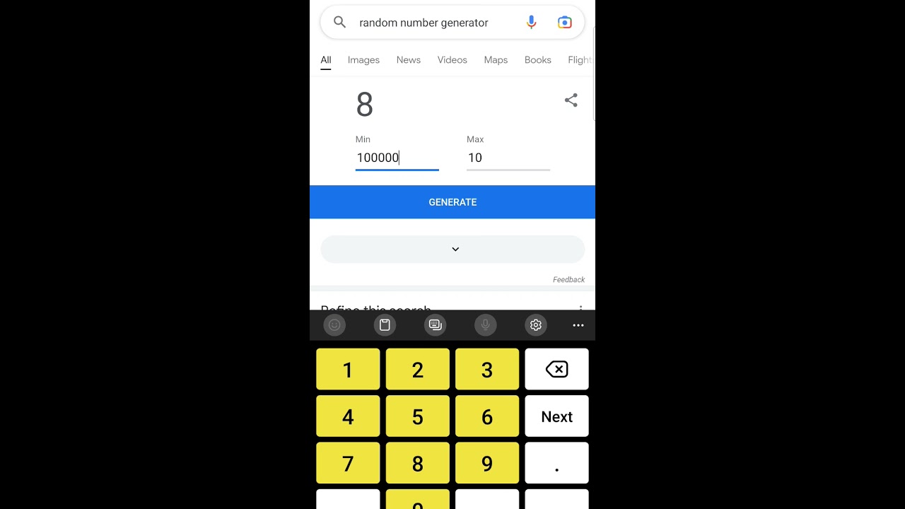 random number generator ???