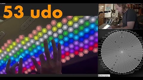 53 unequal divisions of the octave Just Intonation lumatone experiment