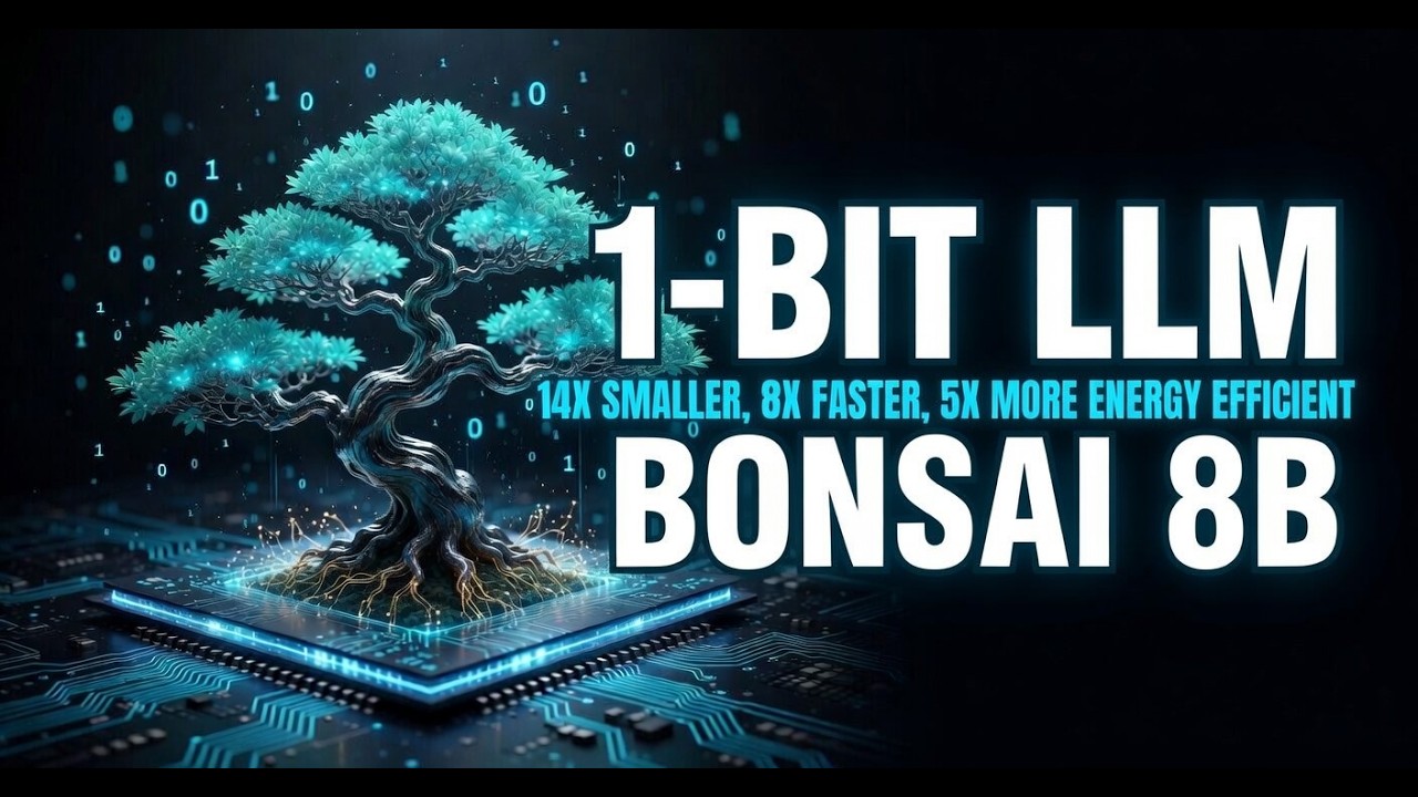 PrismML Bonsai 8B: The First True 1-Bit LLM That Actually Works - Running Locally