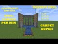 Minecraft Easiest Way to Dupe Carpet - Infinite Fuel Source 1.17/1.17.1