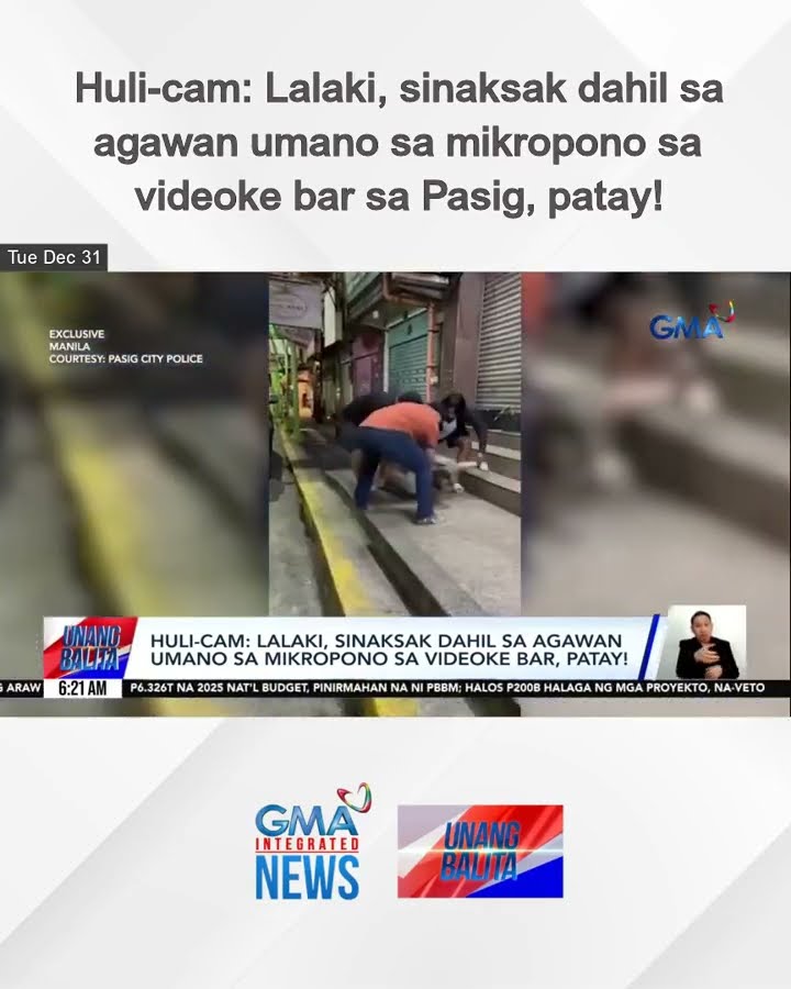Huli-cam – Lalaki, sinaksak dahil sa agawan umano sa mikropono sa videoke... | Unang Balita