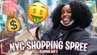 SHOPPING SPREE ️ + NEW YORK TRAVEL VLOG  | Vlogmas Day 2
