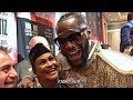 MUHAMMAD ALI’S EX WIFE GIVES DEONTAY WILDER PROPS AFTER KO WIN OVER LUIS ORTIZ