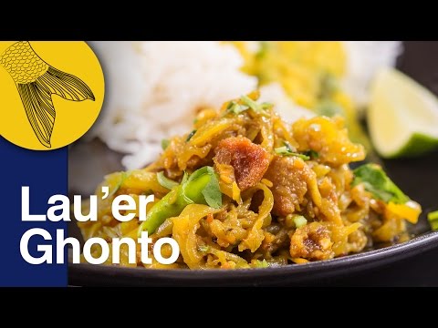 lau-er-ghonto-moong-dal,-bori-diye-|-bengali-lau-recipe-|-bengali-spicy-curried-bottle-gourd