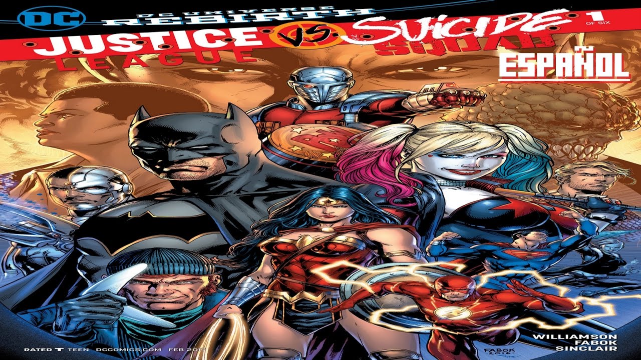 DC UNIVERSE REBIRTH JUSTICE LEAGUE vs SUICIDE SQUAD # 1 (de6) [ESP ...
