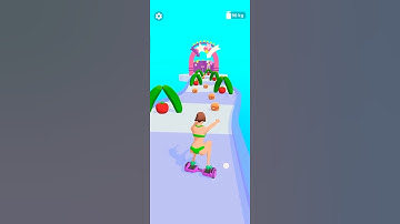 BODY RACE FAT 2 FIT ALL LEVELS WALKTHROUGH GAMEPLAY ANDROID I O S #fat2fitgame #bodyracegame #shorts