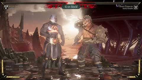 Shao Kahn Meaty Hammer Lunge