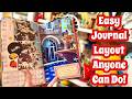 Easy Junk Journal Layout Using a Large Photo / Tips & Tricks / Beginner Friendly