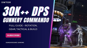 SWTOR 7.7 Gunnery Commando 2025 Guide: 30K+ DPS Easy PvE Rotation & Build!