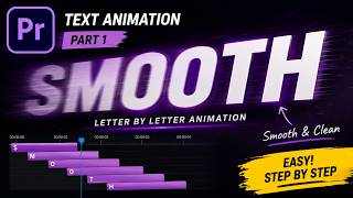 Smooth Text Animation in Premiere Pro | Part 1