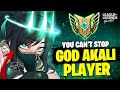 YOU CAN'T STOP a GOD AKALI User! - WILD RIFT Challenger Akali Gameplay