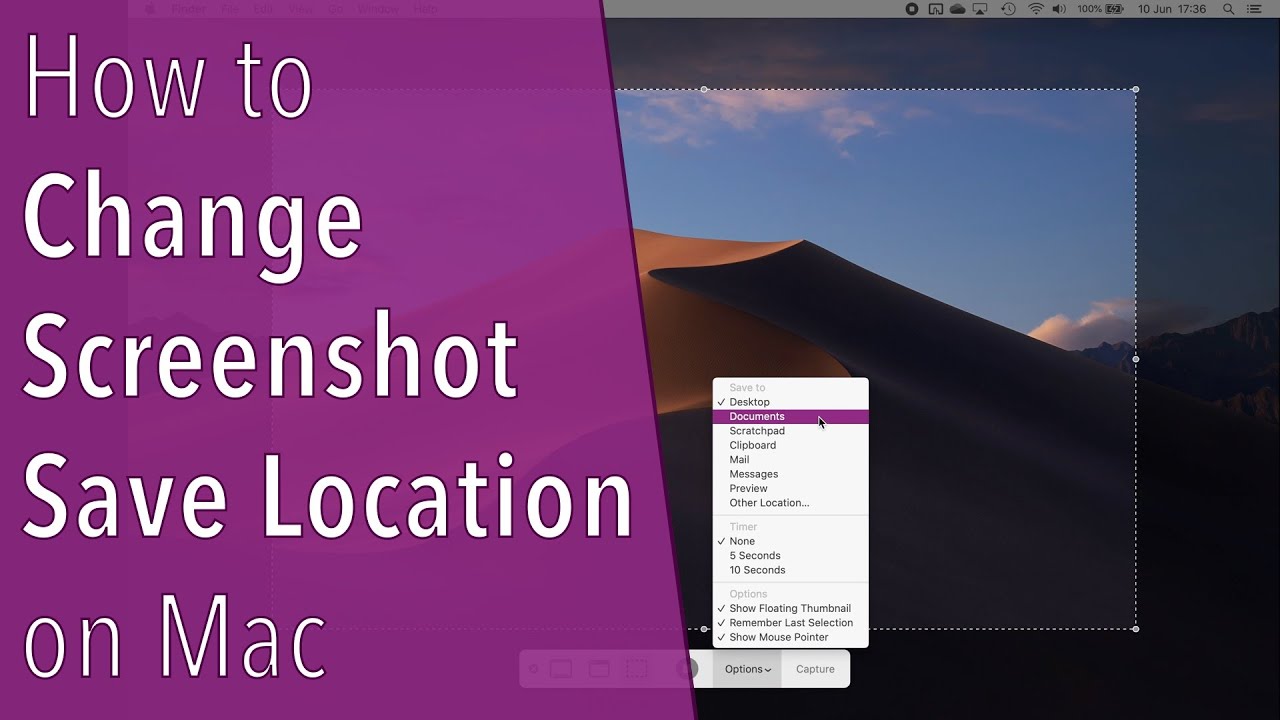 change screenshot destination for mac change screenshot destination for mac