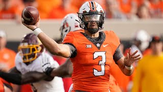 Spencer Sanders Oklahoma State Highlights vs Central Michigan - 28/41, 463 yds & 6 Tds combined!!