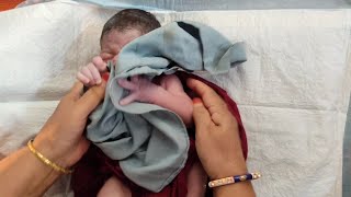 Care of Newborn after birth with First Cry || let's Get Ready with me #love #music