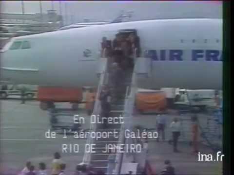Concorde arrival at Rio