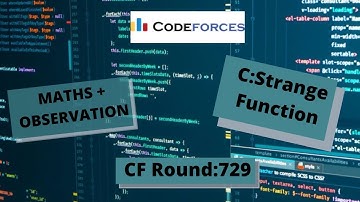 Strange Function | Codeforces 729:C