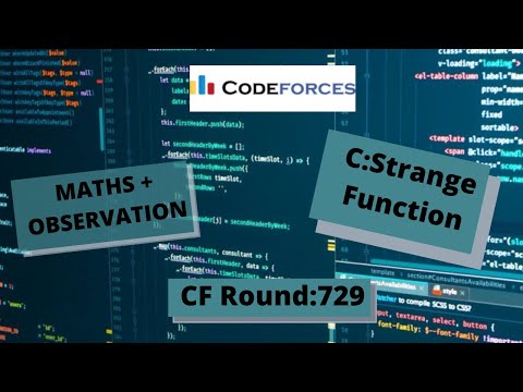 Strange Function | Codeforces 729:C