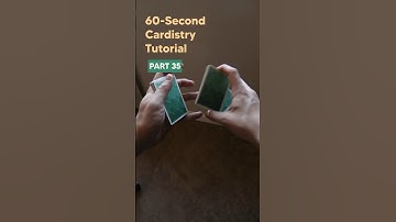 Beginner Cardistry / 60-Second Tutorial - Part 35 #cardistry #tutorial #beginner #cards #magic