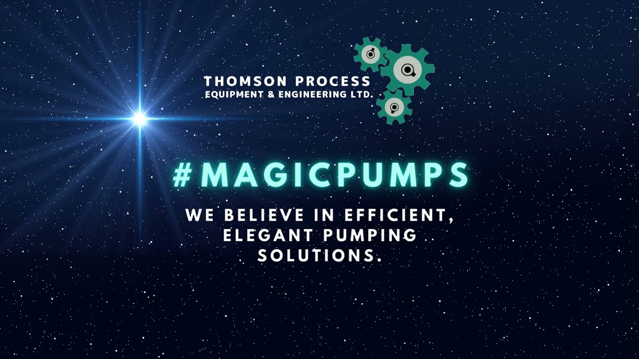 Efficient Elegant Pumping Solutions from Thomson Process Equipment and Engineering Ltd