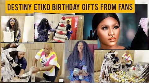 Nollywood Actress Destiny Etiko Celebrates Birthday In Style + Loads of Gifts From Fans