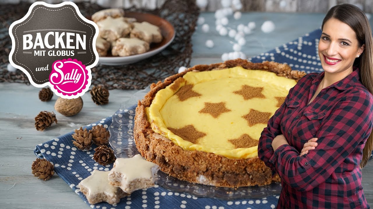 Zimtsternkäsekuchen | Backen mit Globus & Sallys Welt #42