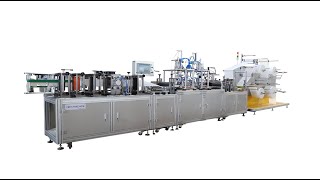 Fully Automatic N95 KN95 FFP2 FFP3 Face Mask Machine, Medical protective face Mask Machine