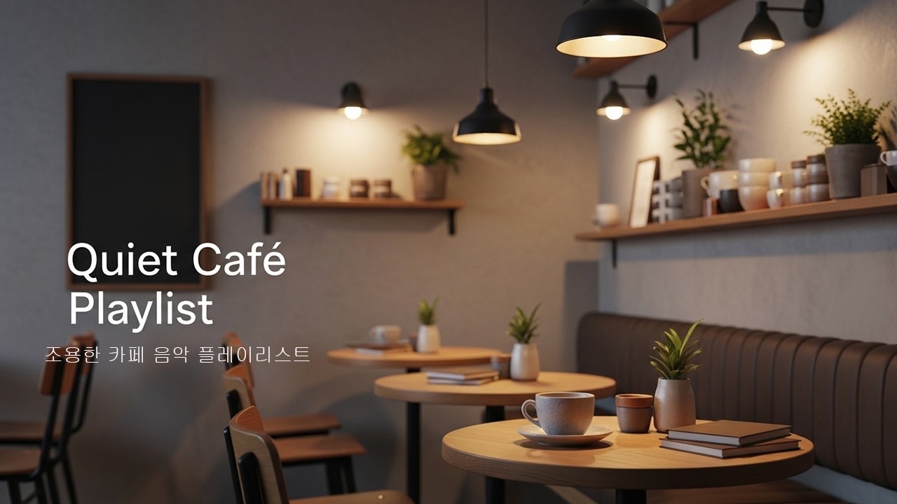❄️ Quiet Café Playlist ☕ | Soft Background Music for Daily Life (1h 35m)일상에 흐르는 조용한 카페 음악