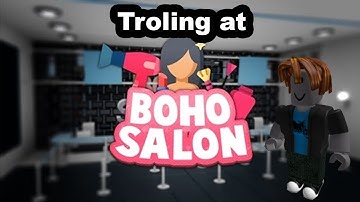 Trolling at Boho Salon