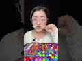 Colorful Candy Jelly Sticks Challenge 🍭✨ | Satisfying ASMR Shorts #candy #asmr #eating