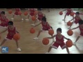 Amazing basketball skills of kindergarten kids in hangzhou china