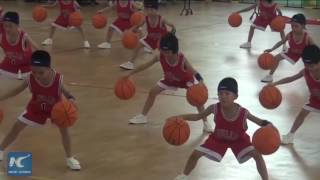 Amazing basketball skills of kindergarten kids in Hangzhou, China screenshot 2