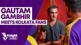 Special Episode : Gautam Gambhir chats with Kolkata Knight Riders Fans | #KnightLIVE | TATA IPL 2024